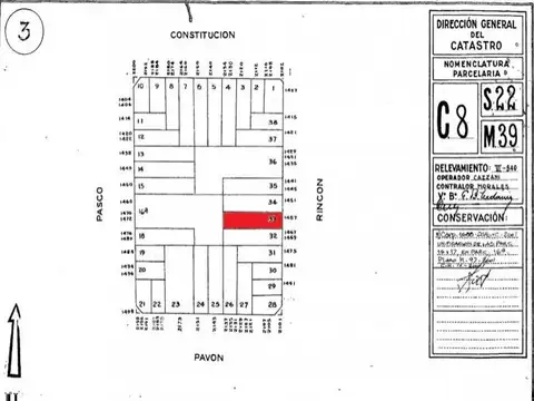 Rincón 1457 y Av Pavón