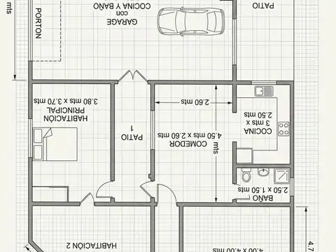 Depto Tipo Casa en Venta en Villa Lugano, USD 110.000