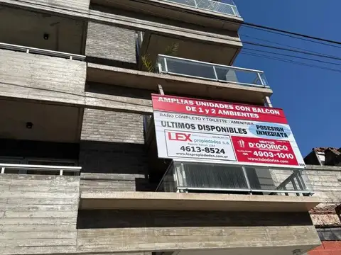 Venta departamentos de 1 ambiente - VILLA DEL PARQUE