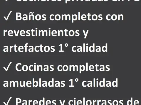 Departamento en Venta de 1 dormitorio