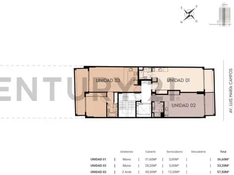 Departamento en Venta en Belgrano, USD 110.700