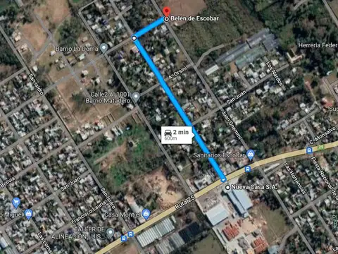 Terreno en Venta de 605,0 m2