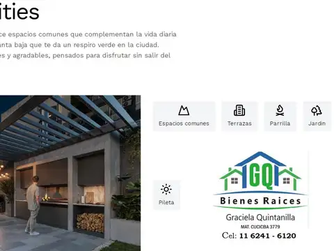 Departamento Monoambiente con 1 baño