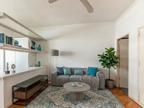 MONOAMBIENTE DIVIDIDO EN RECOLETA CON VISTA ABIERTA