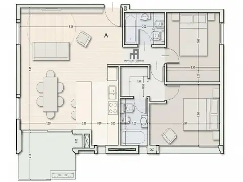 Departamento en Venta de 3 ambientes
