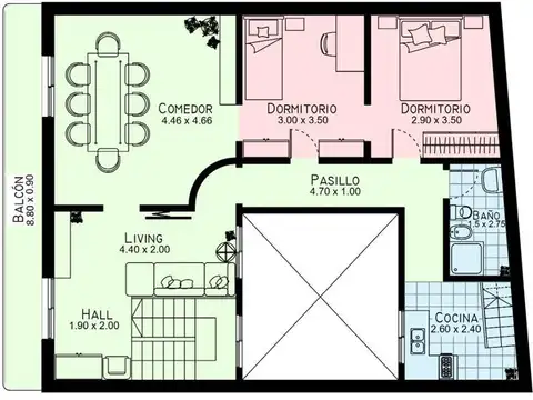 Depto Tipo Casa en Venta de 3 dormitorios