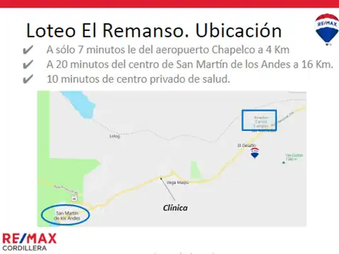 EQUIPO RE/MAX VENDE LOTE RD09 EL REMANSO 868M2.