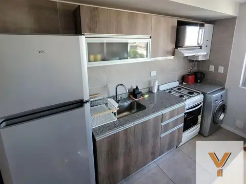 Departamento 2 ambientes con 2 baños