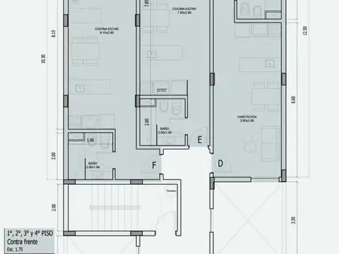Departamento en Venta de 2 ambientes