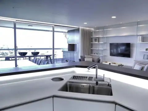 Departamento 2 ambientes con 2 baños