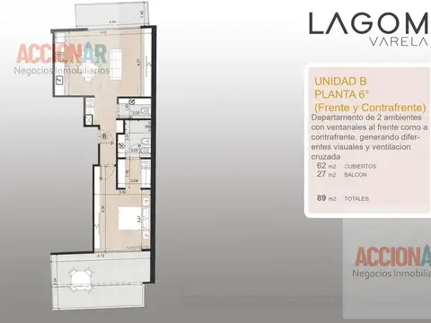2 AMB BAÑO EN SUITE - VESTIDOR - BALCON TERRAZA - TOILETTE UNICO POR SU DIESEÑO Y CALIDAD