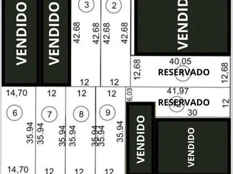 Terreno en Venta 30  mts Fondo