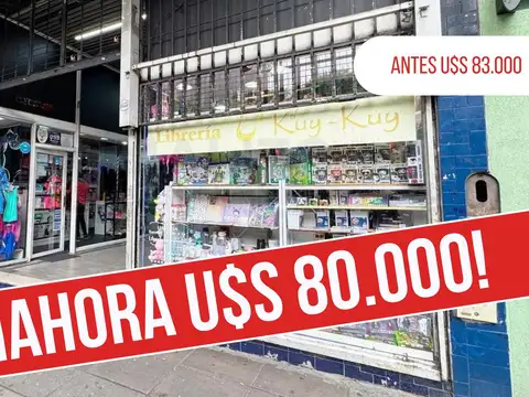 VENTA - AMPLIO LOCAL A LA CALLE EN GALERÍA