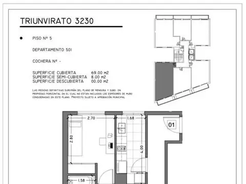 Av. Triunvirato 3200, Piso 10