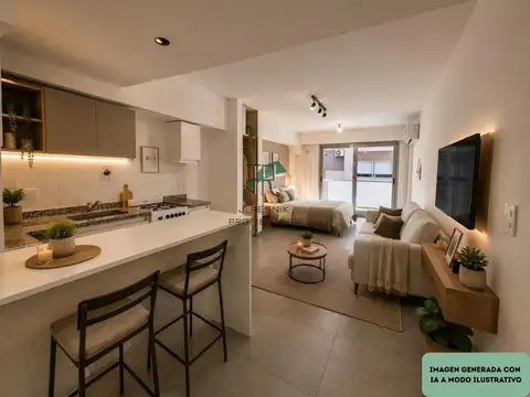 Monoambiente. Apto profesional. Amenities. Cochera en alquil