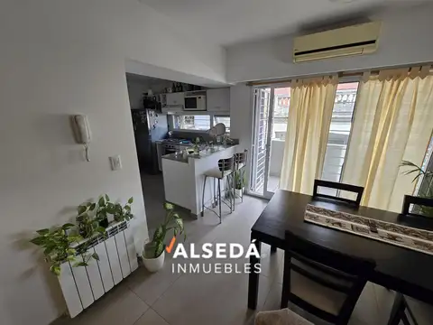 Departamento 2 ambientes con 1 baño