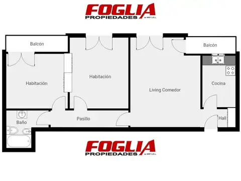 Departamento en Venta de 3 ambientes