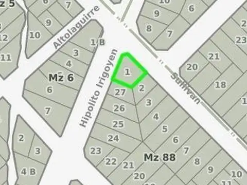 Oportunidad en zona comercial de Merlo Norte: siete locales y un departamento en Sullivan e Yrigoyen