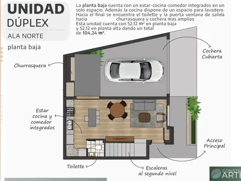 Departamento en Venta de 2 dormitorios