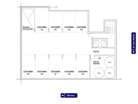 San Martín , Piso 11