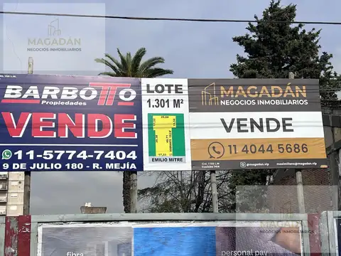 Terreno en Venta en Villa Sarmiento, USD 550.000