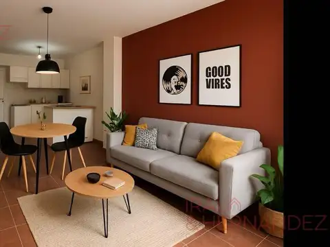 Depto Tipo Casa 2 ambientes con 1 baño