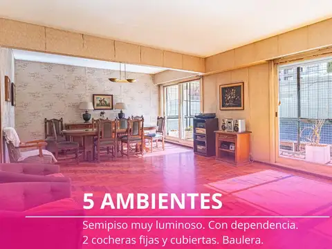 Venta - Departamento - 5 ambientes - Nuñez - Cocheras y baulera