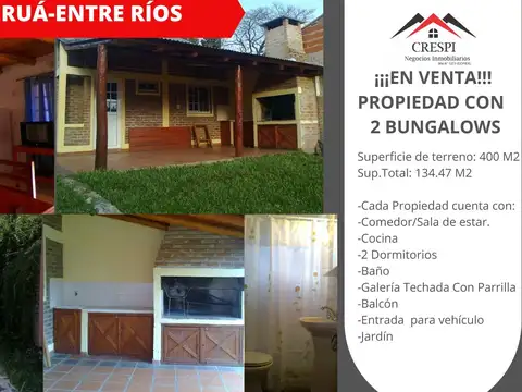 Depto Tipo Casa en Venta de Monoambiente