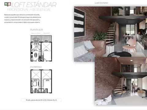 Departamento 3 ambientes con 2 baños