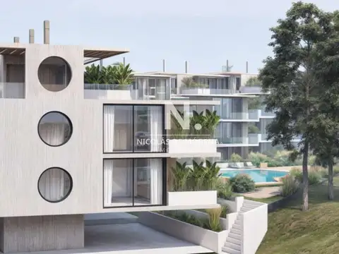 Apartamento en venta de 2 dormitorios en el Tesoro, La Barra.