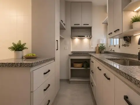 Departamento 4 ambientes con 1 baño