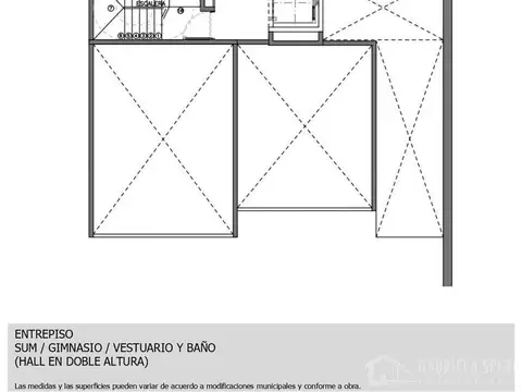 Departamento 3 ambientes con 2 baños