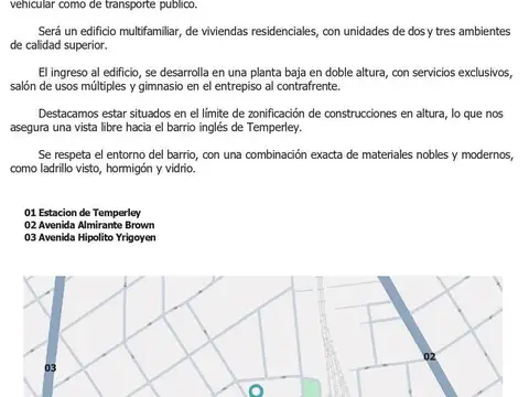 Departamento en Venta de 3 ambientes