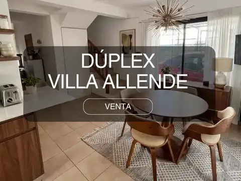 APTO CRÉDITO - Dúplex Villa Allende 2 dormitorios - VENTA