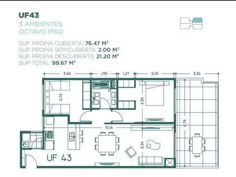 Departamento en Venta en Villa Devoto, USD 235.000