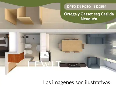 VENTA DPTO EN CONSTRUCCIÓN | 1 DORM | BALCÓN | COCHERA | ZONA CANAL V