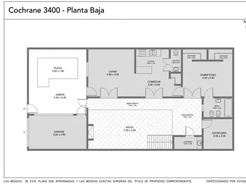 Casa 3 ambientes venta Villa Devoto