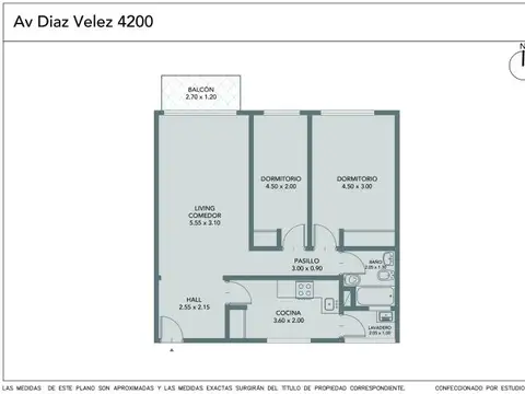 Av Diaz Velez al 4200 , Piso 3