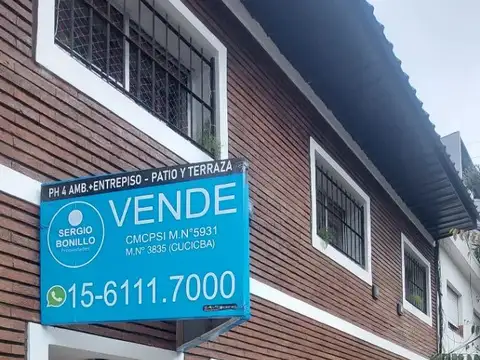 PH en ALQUILER, en Boedo 6 ambientes, 4 dormitorios, 2 terrazas y parrilla