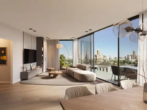 Departamento 3 ambientes con 2 baños