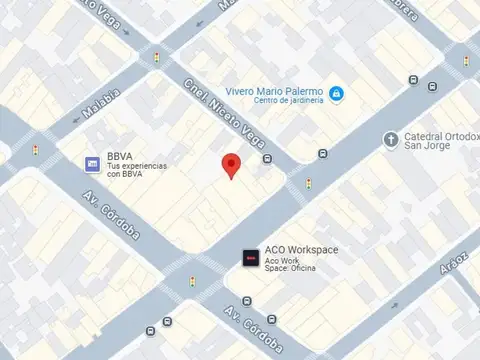 Avenida Raúl Scalabrini Ortiz e/ Avenida Córdoba y Coronel Niceto Vega