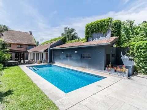 VTA.CASA DE CATEGORÍA 5 AMBIENTES,PISCINA ,QUINCHO, PARQUE, COCHERA EN PACHECO, TIGRE G.B.A.