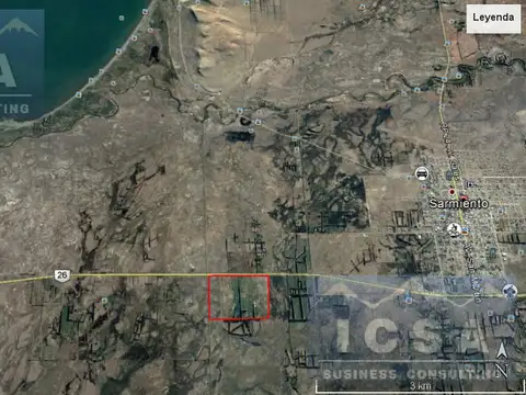 INMOBILIARIA COMODORO - Chubut -  60 has sobre Ruta Prov. 26 - Exlente Oportunidad
