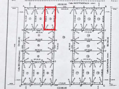 VENTA TERRENO EN SAN CARLOS NORTE