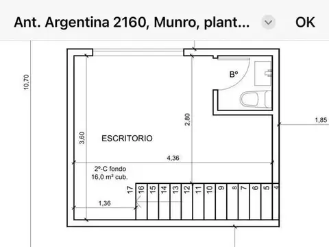 Departamento 4 ambientes con 2 baños