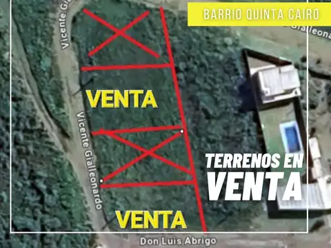 Terreno en Capitan Bermudez Quinta Cairo