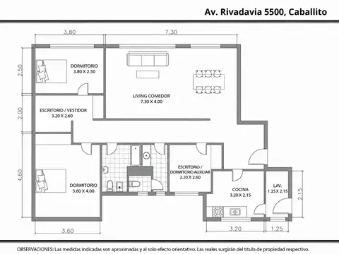 Departamento en Venta de 4 ambientes