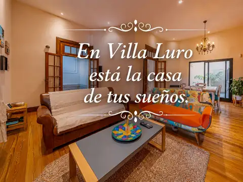CASA 3 AMBIENTES EN VENTA EN VILLA LURO EXCELENTE