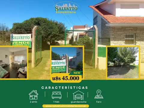 Departamento 2 ambientes en barrio Faro