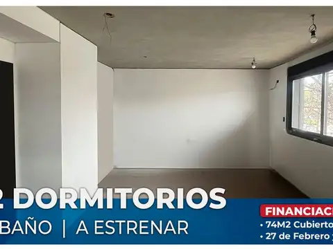 VENTA DEPTO 2 DORMITORIOS 27 DE FEB. ESQ PTE. ROCA